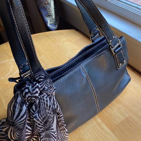 Fossil leather black bag 13x8x4,5” purse bag - Picture 3 of 17